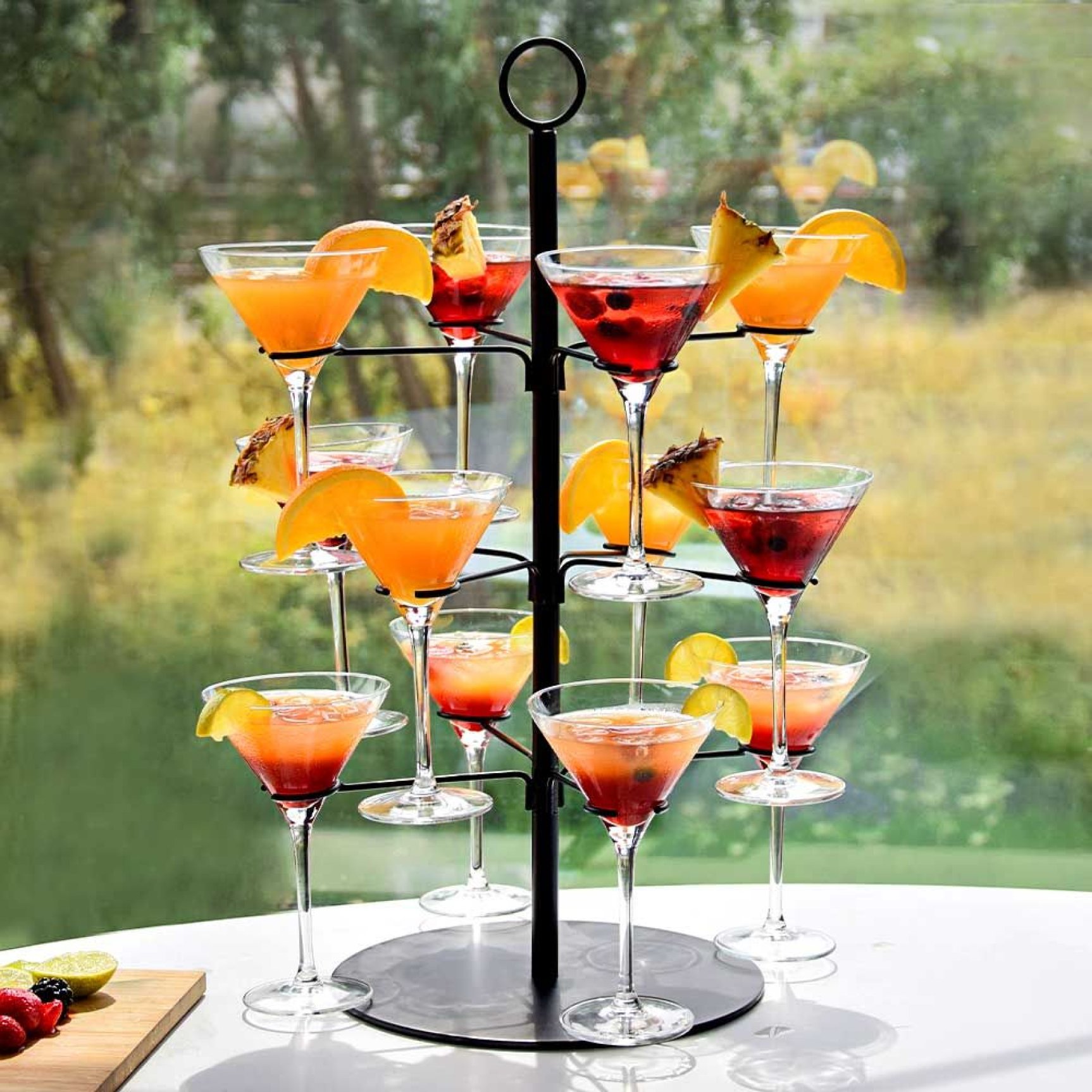 Cocktail tree for 12 glasses - Glass rack - Bar equipment