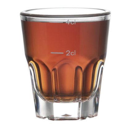 Shot glass whiskey