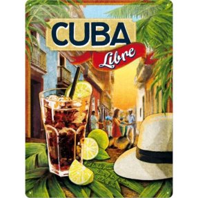 Bar sign Cuba Libre 30x40 cm