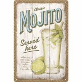 Bar sign Mojito Served Here 20x30 cm