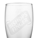 Bishops Finger pint beer glass