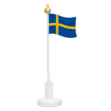 Table flag Swedish in wood 30 cm