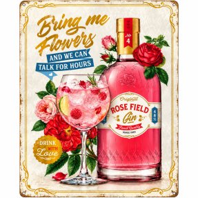 Bar sign Bring me flowers 30x40 cm
