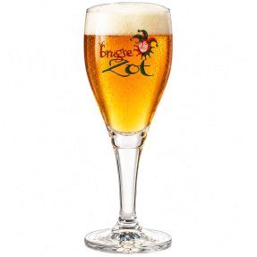 Brugze Zot beer glass