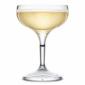 Tinto champagne glass coupe in plastic 25.5 cl