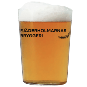Fjäderholmarnas Bryggeri beer glass Bodega 51 cl