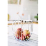 Frikka fruit basket chrome Dorre