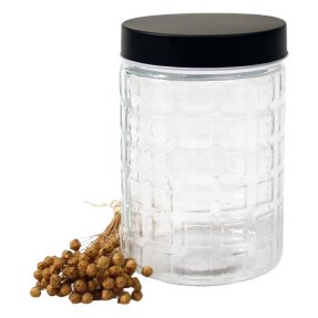 Glass jar with screw lid 1.2 L