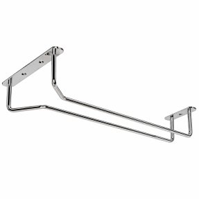 Chrome glass rack for mounting 40 cm, 2-pack