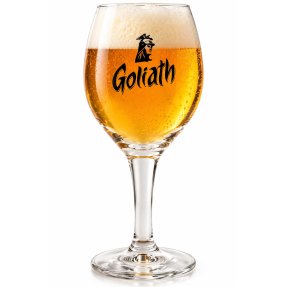 Goliath beer glass