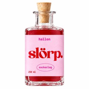 Slörp Sugar Syrup Raspberry 25 cl