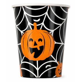 Halloween paper mug 8-pack