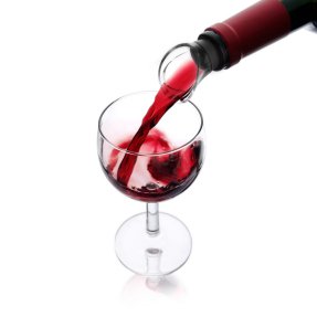 Wine Server Pourer Black 2-Pack