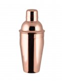 Three-piece cocktail shaker copperplated 50 cl