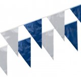 Flag Bunting blue and white flags