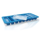 Ice mold in silicone rectangular ice cubes