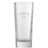 Jack Daniels highball glass - white logo