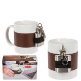 Coffee cup with hip flask