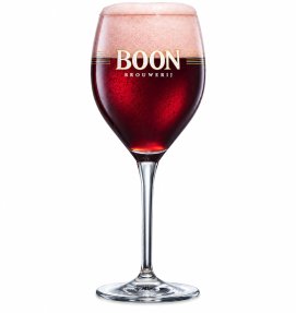 Boon Kriek beer glass