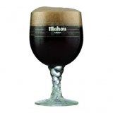 Mahou Negra beer glass