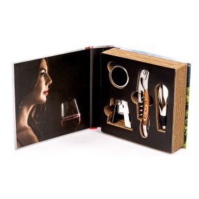 Legnoart Memorabile wine set 4 pieces