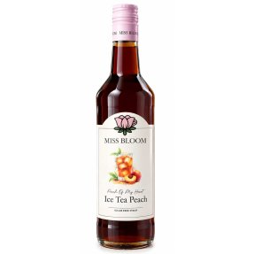 Miss Bloom Sugar-Free Peach Iced Tea Syrup – Peach of My Heart – 50 cl