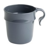 Stackable plastic mug 30 cl