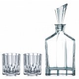 Nachtmann Aspen Set - 2 glasses & 1 Whisky decanter