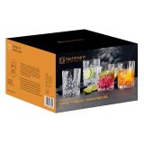 Sculpture whiskey glass 37 cl 4-pack