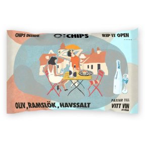 Chips for White Wine – Olive, Wild Garlic and Sea Salt 50 g