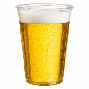 Plastic beer glasses 50 cl 6-pack
