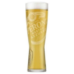 Peroni Nastro Azzurro beer glass 30 cl