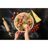 Pizza Angels Pizza stone 33 cm beige