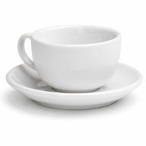 Retro Espresso cup with saucer 2-pack