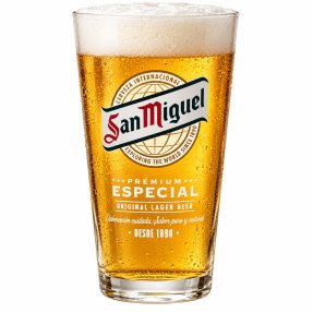San Miguel Especial beer glass 40 cl