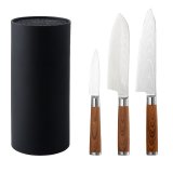 Set of knife block and 3 knives Yari