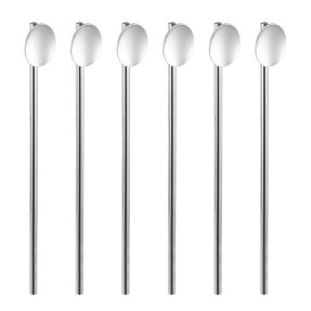 Drink Collection bar spoon with straw 18 cm, 6-pack
