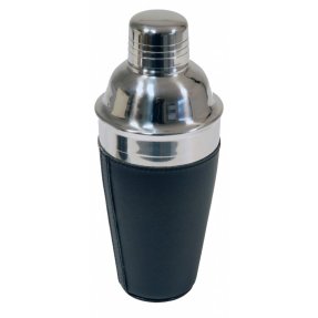 Black leather shaker