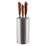Universal Knife Block Stainless with brush Dorre