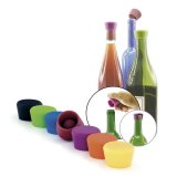 Wine stopper in silicone mixed colors