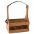 Wooden 6-pack with cap opener