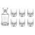 Adagio Set - 6 glasses & 1 Whisky decanter
