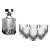 Adagio Set - 6 glasses & 1 Whisky decanter (82 cl)