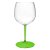 Gin & Tonic plastic glass green stem/foot 58 cl - Tritan