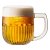 Budvar beer mug 50 cl
