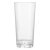Crystal stackable drinking glasses in plastic 50 cl