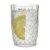 Drinking glass Crystal Effect in cut plastic 3 pcs