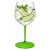 Gin & Tonic plastic glass green stem/foot 58 cl - Tritan