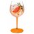 Gin & Tonic plastic glass orange stem/foot 58 cl - Tritan