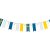 Garland with Flags & Champagne Glass